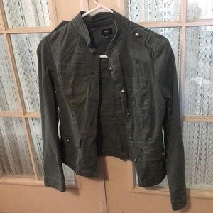 Green mossimo jacket size small